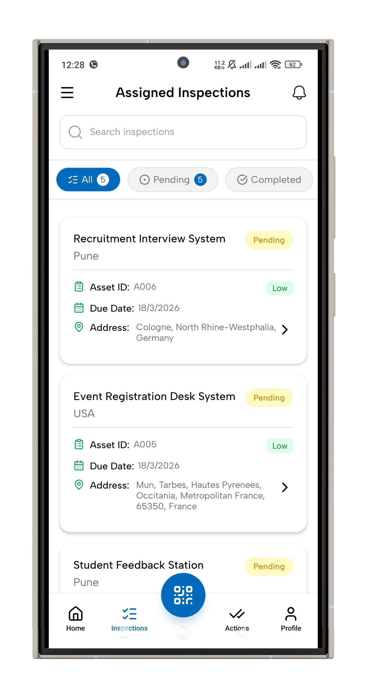 Your Entire Operation in Your Tech's Pocket feature